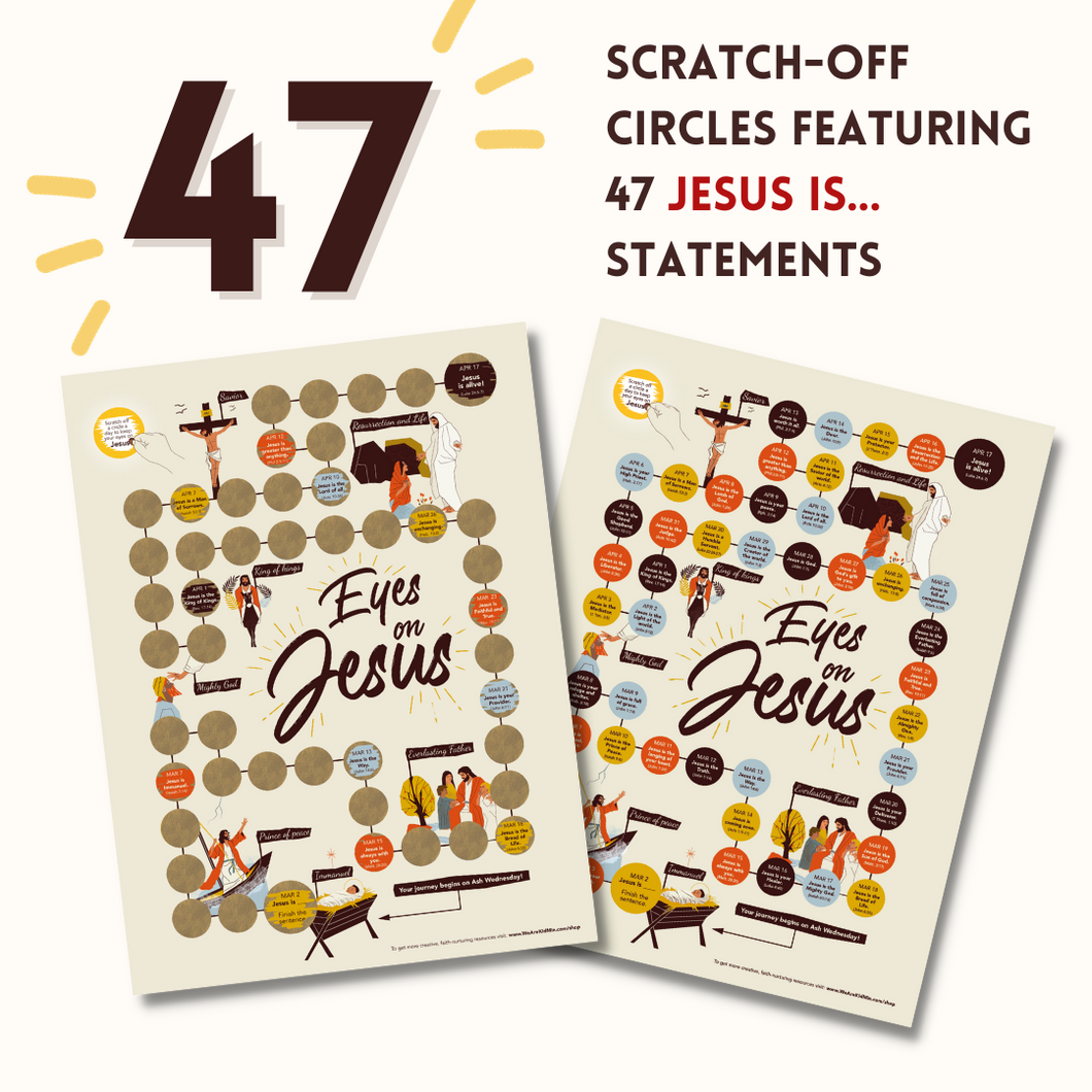 2024 Eyes on Jesus Lent Calendar DIY VERSION We Are KidMin