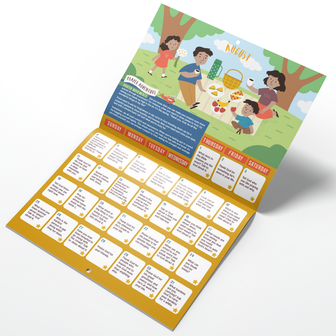 Hey God! Prayer Calendar for Kids