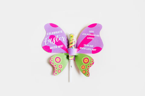 Easter Invitation: Candy Butterfly