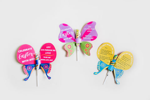 Easter Invitation: Candy Butterfly